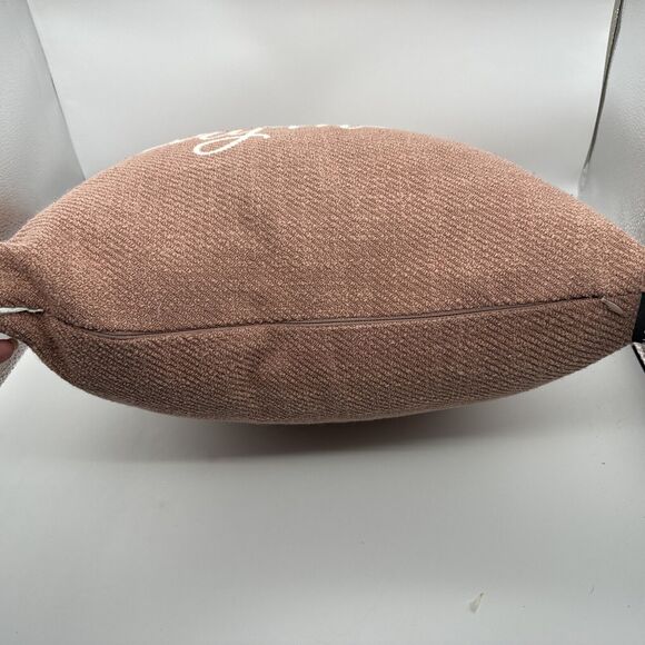 Decorative 'Enjoy Every Moment' Blush Pink Throw Pillow Modern Home Decor - Picture 11 of 11